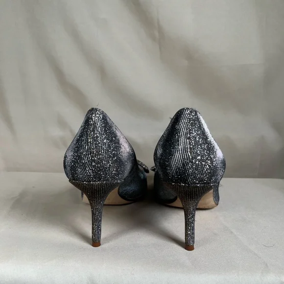 Kate Spade Shimmer Bow Heels - Picture 3 of 9